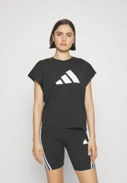 ADIDAS PERFORMANCE Logo- Fitness/Yoga - Black/White