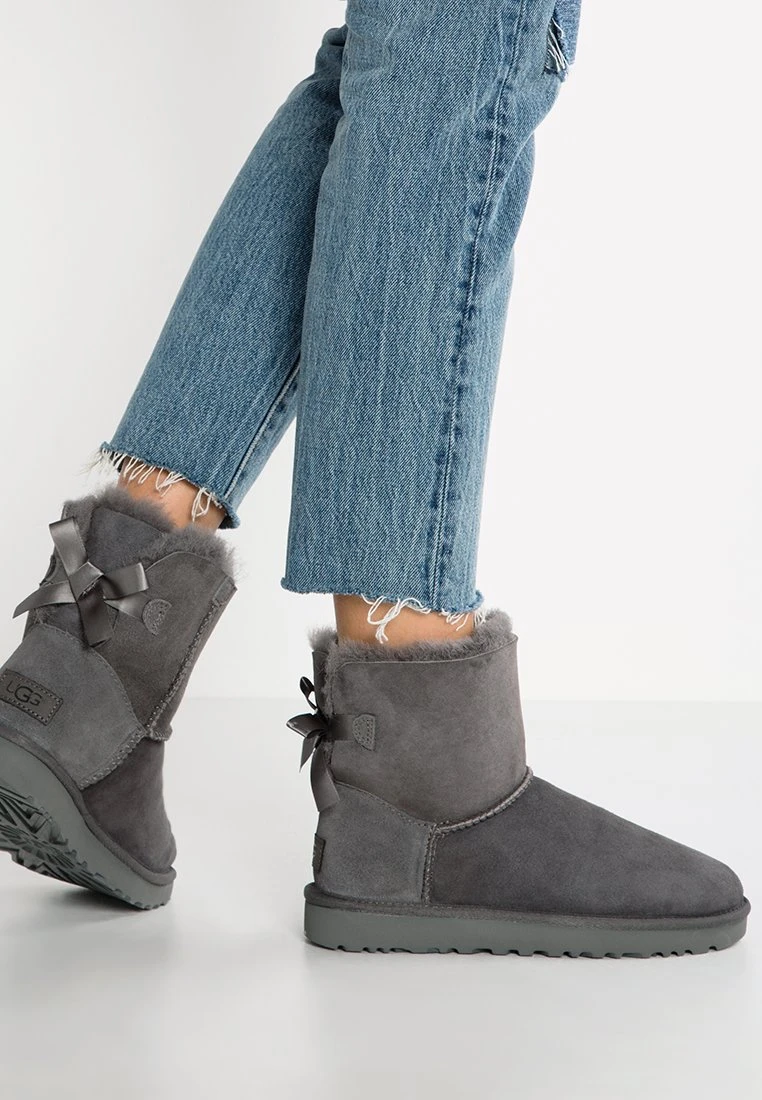 Ugg Mini Bailey Bow - Botines - Grey 1 Ugg Mini Bailey Bow - Botines - Grey