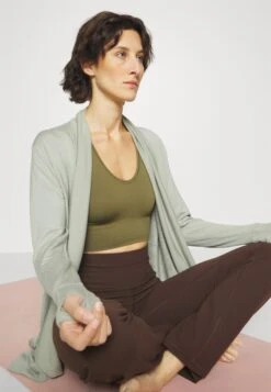 Athleta Pranayama Restore Wrap - Sudadera Con Cremallera - Fern Green -Moda Ropa Tienda 35a5893be96c465b8092fc3b8fa58bff