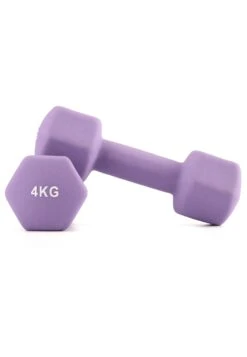 Hex Dumbbell - Neoprene 4Kg - Fitness/Yoga - Purple -Moda Ropa Tienda 539962dffecc4d23a3fcf21198944b6a