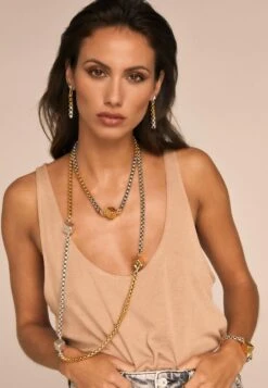 Ell - Collar - Silver And Gold Plated