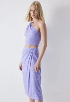 Ipekyol Regular Fit Sequin Draped Midi - Falda Acampanada - Lilac 10 Ipekyol Regular Fit Sequin Draped Midi - Falda Acampanada - Lilac -Moda Ropa Tienda af6520a281d44307921d2d7b255998d6