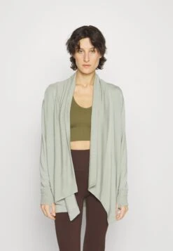 Athleta Pranayama Restore Wrap - Sudadera Con Cremallera - Fern Green