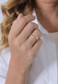 2 Pack Classic - Anillo - Gold-Coloured