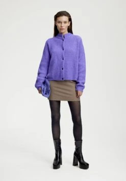 Gestuz Alphagz- Chaqueta De Punto - Purple Opulence Melange