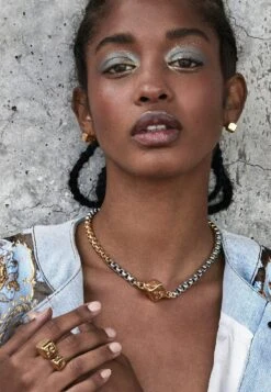 Ell - Collar - Silver And Gold Plated -Moda Ropa Tienda eab20050771f4afd84ba623927add740