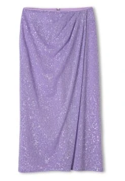 Ipekyol Regular Fit Sequin Draped Midi - Falda Acampanada - Lilac 11 Ipekyol Regular Fit Sequin Draped Midi - Falda Acampanada - Lilac -Moda Ropa Tienda f56027254a8c4e5690f45d36965f8e82