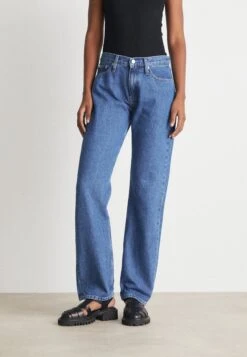 Calvin Klein Jeans Low Rise Straight - Vaqueros Rectos - Denim Medium