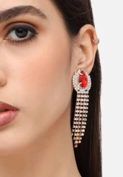 Posey - Pendientes - Silver Coloured